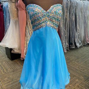 MORILEE BLUE SHORT DRESS